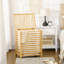 Panier à linge en bambou avec couvercle HOMcom-391746732-391746721