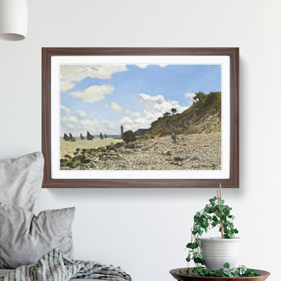 The Beach at Honfleur by Claude Monet - Picture Frame Painting