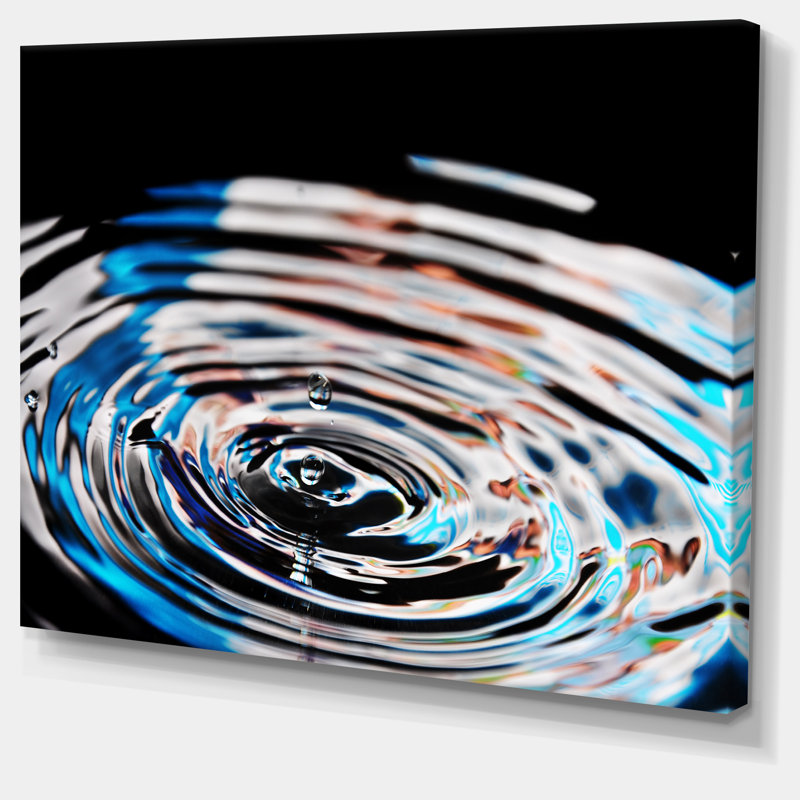 «Beautiful Splash of Purple Water», impression sur toile tendue, H 20 po x l 20 po x P 1 po