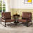 Angellina Faux Leather Armchair-1299128892