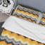 Ensemble de housse de couette jaune et gris Ikat Ogee-1834167050