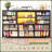 12-drawer Dresser With Led Lights & Outlets - Metal Frame Tv Stand For 60'' Screens, Versatile Use-899624218