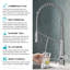 Robinet de cuisine KRAUS Oletto 2-en-1 de style commercial avec poignée rétractable et filtre à eau noir mat avec système de filtration sous-évier Purita-103150485