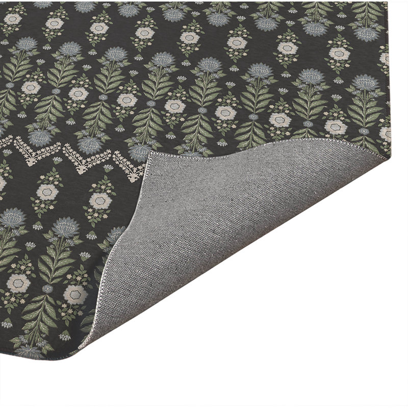 Tapis de bureau Kalina, Gris anthracite, H 0,1 po x l 72 po x P 48 po