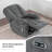 Latitude Run® Oversized Power Swivel Rocker Recliner Chair for Adults  with Heat and Massage-2042495423