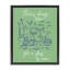 Cadre flottant Always Time For Glass Of Wine, design par The Prints Vibe-175034504-175034506