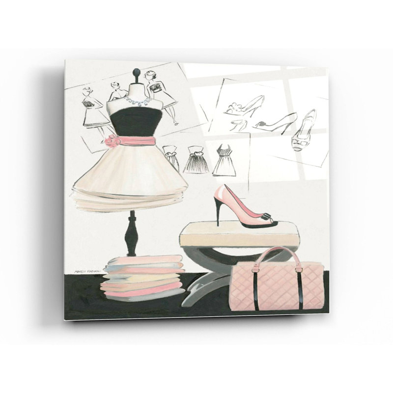 Mercer41 «Dress Fitting I» par Marco Fabiano, art mural en verre acrylique, H 24 po x l 24 po