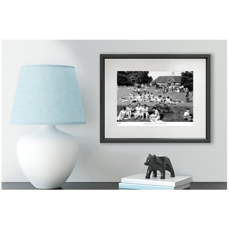 Overstone, Lake Side C1955 - Single Picture Frame Print, 60cm H x 80cm W x 2.3cm D