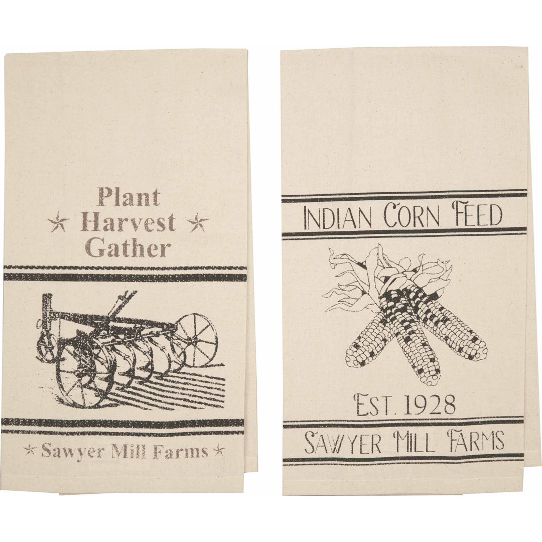Sawyer Mill Tea Towel Kitchen Towel (Set of 2) VHC Brands