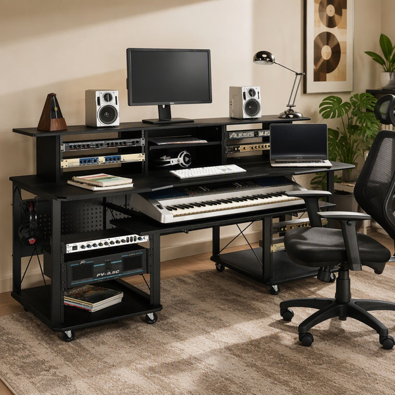 Megara Music Desk, Black