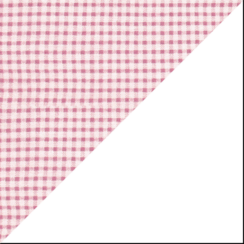 White and Pink Gingham Doll High Chair with Accessories