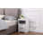 Nightstand With Charging Station,End Table With 2 Drawers,Wooden End Table With Drawer And Opening Shelf,Side Table For Bedroom-747981641