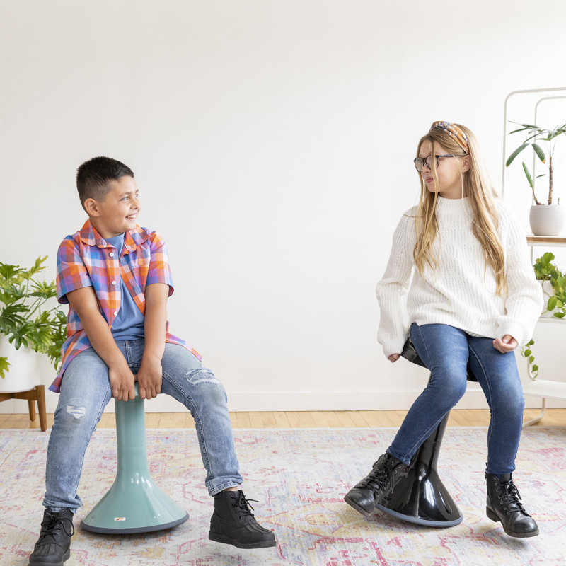 Tabouret ECR4Kids ACE, 20", Noir