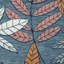 Tapis floral bleu foncé Gilda-1607122222