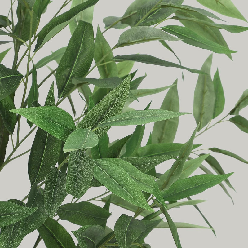 Arbre d'eucalyptus artificiel avec pot d'intérieur pour la maison et le bureau