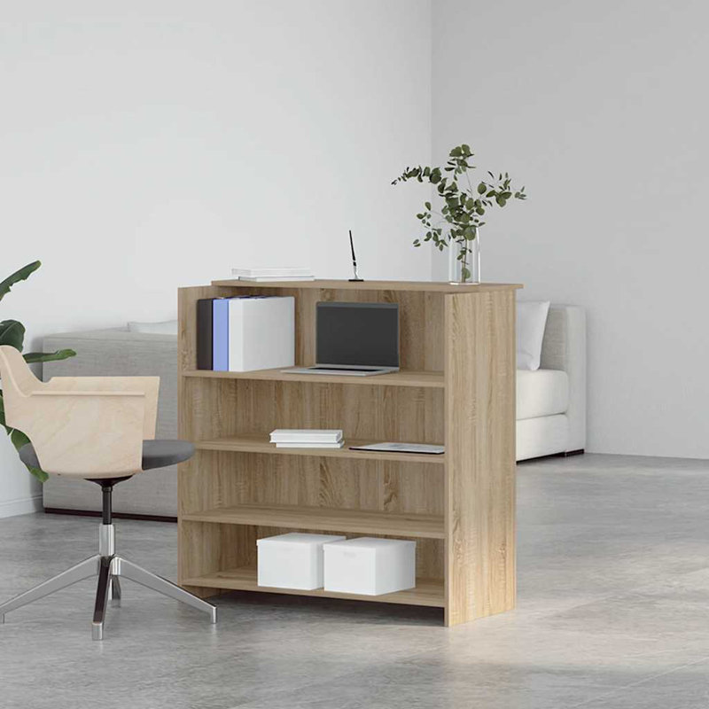 Azha Standing Desk, Sonoma Oak