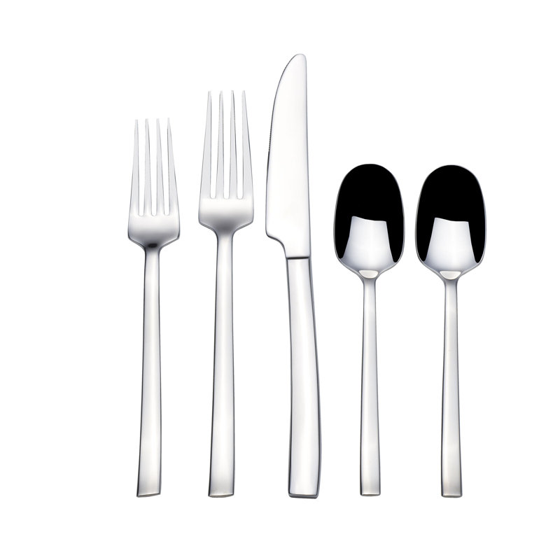 Pfaltzgraff Yorkshire 20 Piece Flatware Set, Service For 4, 18/10 Stainless Steel