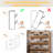 Shoe Cabinet with 6 Flip Drawers, 46.7" Wide Fluted Entryway Shoe Storage, Freestanding Composite Wood Cabinet with Adjustable Shelves-1686560669