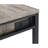Disho  Light Weathered Oak & Black Finish Writing Desk W/USB