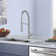 K7 Pull Down Single Handle Kitchen Faucet with Accessories