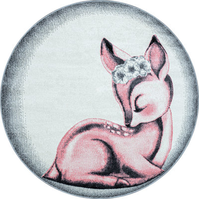Peck Flatweave Pink/Grey Rug
