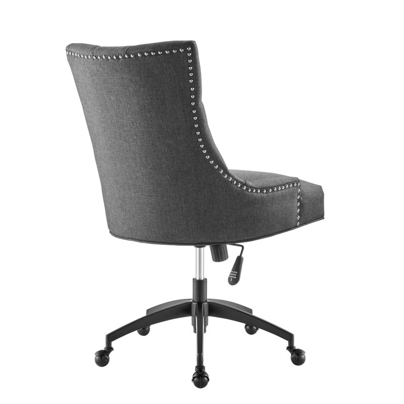Chaise de bureau Regent, Vieux rose, Doré