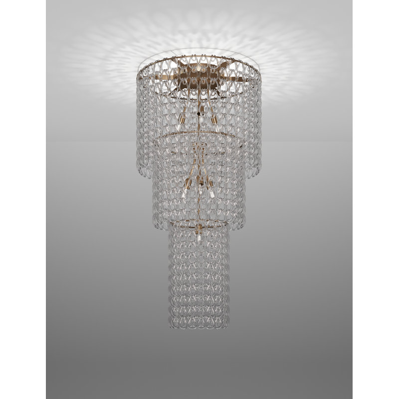 Minigiogali Ceiling Lamp Ca3 Black Matt Bronze 1 E26 Ul, Matte Bronze, Crystal Transparent