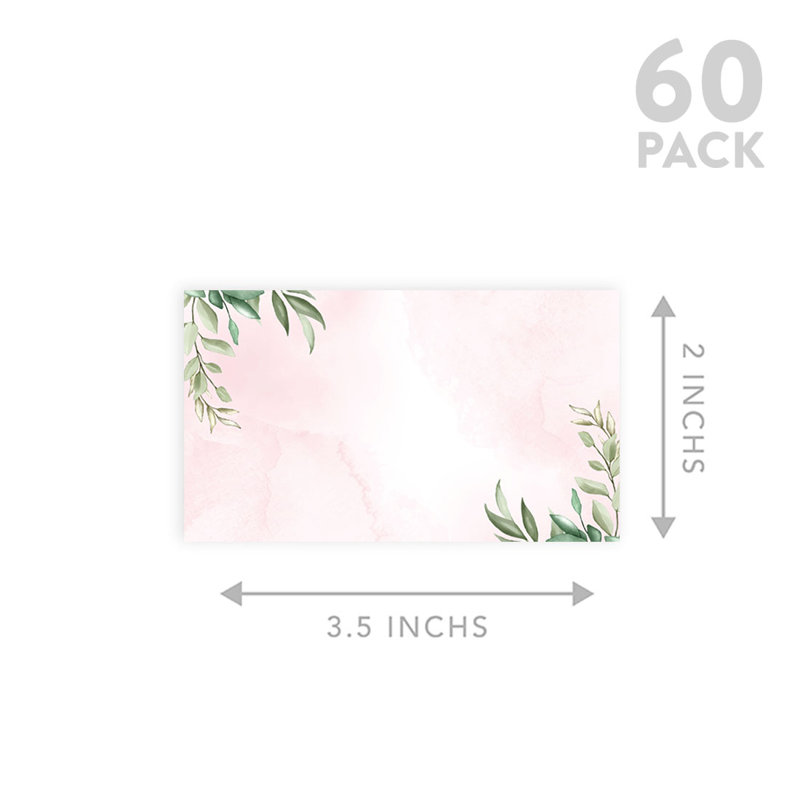 Ensemble de 60 feuilles de place rosées et verdoyantes pour tables de fête de mariage