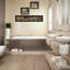 "Country Bath 1", art mural encadré 3 pièces pour salon, maison, par Pam Britton-139464682-139464679