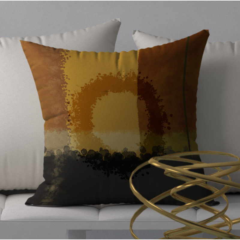Housse de coussin carrée sensationnelle et insert, H 18 po x l 18 po