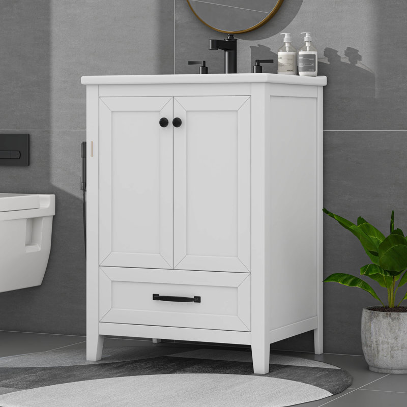 Meuble-lavabo 24 po avec tiroir et portes