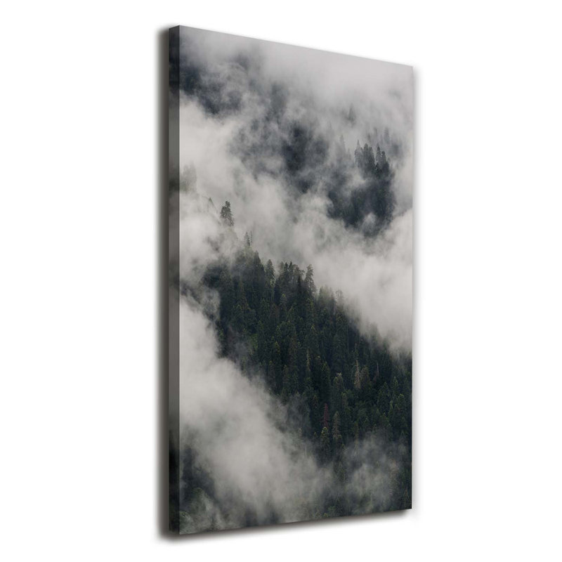 Cloud Over The Forest - Wrapped Canvas Print