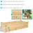 Ferncliff 4 ft x 2 ft Rectangular Fir Wood Outdoor Raised Garden Bed