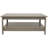 Piroska Rectangular MDF Wood Coffee Table with Shelf