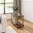 2-Tier Multipurpose Display Rack with Metal Frame