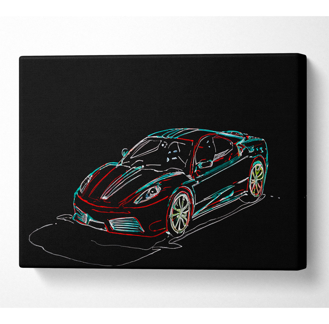 Ferrari F430 - Wrapped Canvas Kunstdrucke