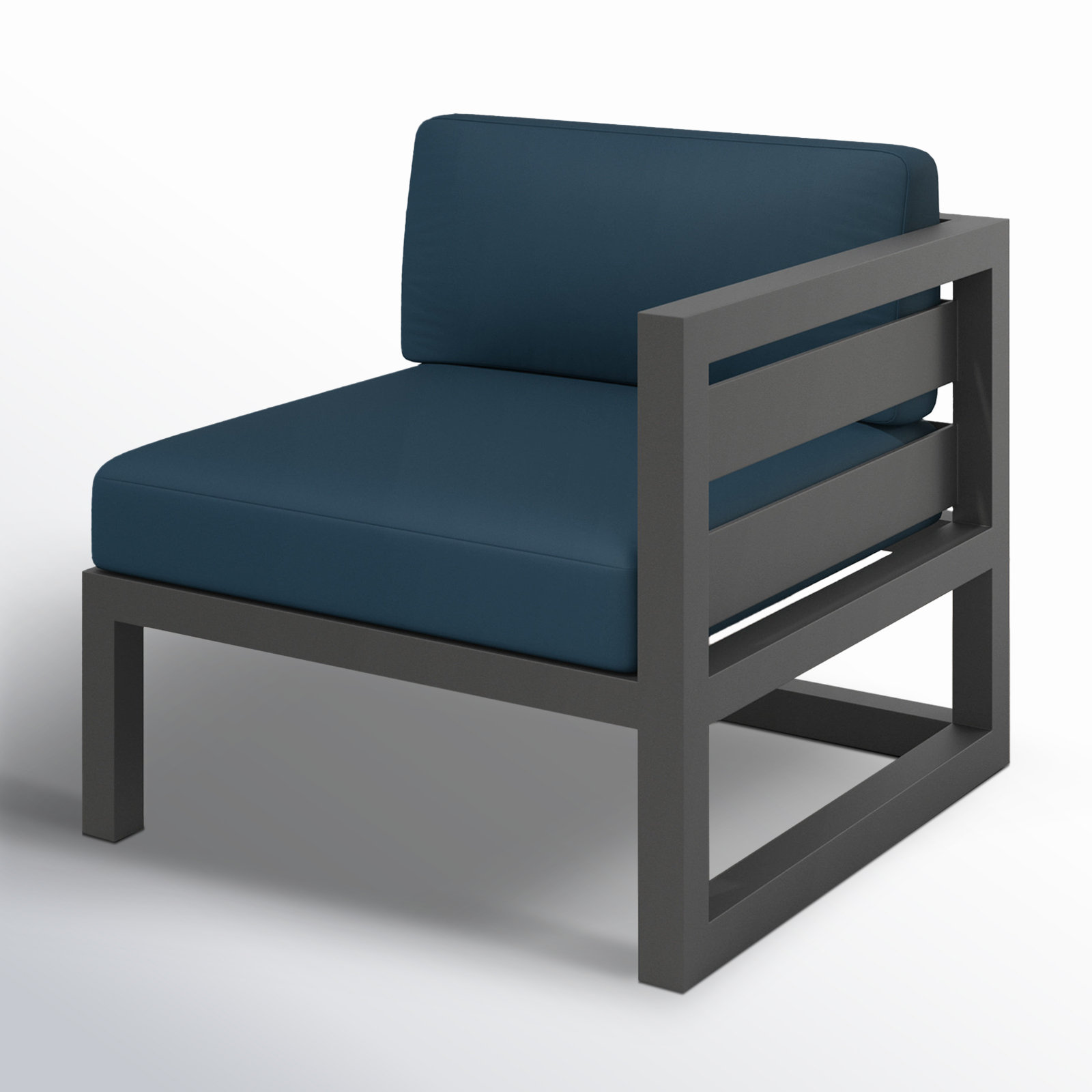 Smith Sunbrella® Patio Lounge Chair, Spectrum Indigo, Slate