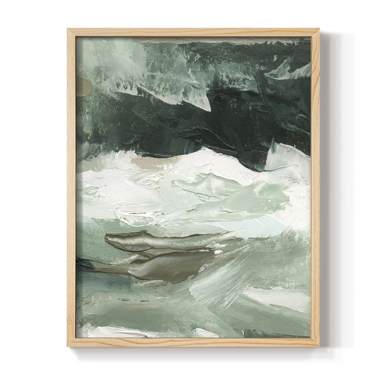 Crashing I Framed Print - Solid Wood, 30" H x 24" W