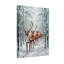 Animaux, renne, forêt, hiver, neige, scène artistique-751722520