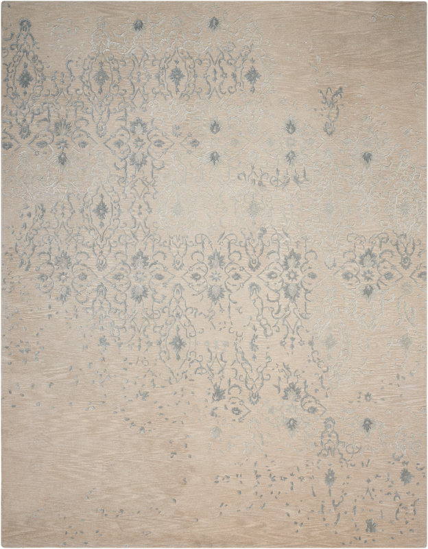 Lennear Wool Abstract Indoor Rug, Rectangle 3'9" x 5'9"