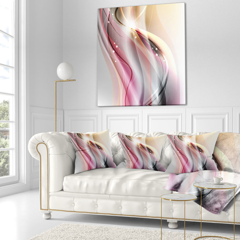  Coussin abstrait, 16 po x 1 po, Coussin décoratif