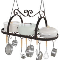 Hanging Pot Racks You'll Love | Wayfair