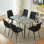 Adelfa Metal Base Dining Table