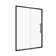 44 to 48 in. W X 72 in. H Single Sliding Semi-Frameless Shower Door with 1/4 in. (6mm) Clear Tempered Glass
