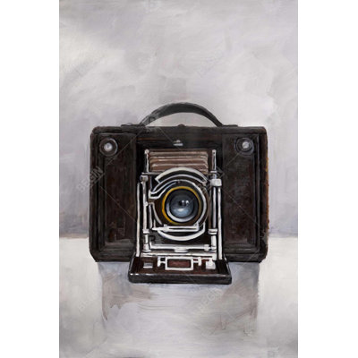 Old Camera Vintage Metal Print | Bedroom Home Decor