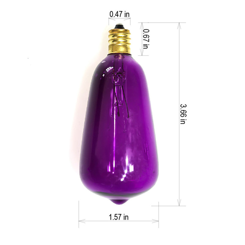 Gustave Indoor 10 - Bulb 12'' Plug-in String Light