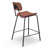 Buda Upholstered Counter Stool with Metal Frame-80858667-80858660-80858671