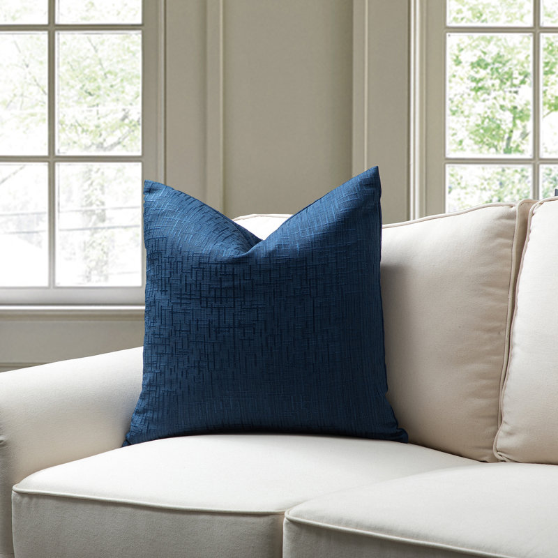 Housse de coussin Nuriyah, Bleu marine