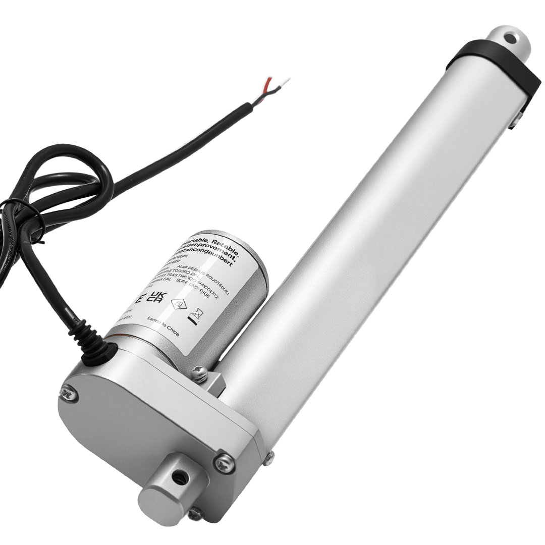 12V Linear Actuator, 8 Inch Stroke 0.6"/s High-Speed Linear Motion Actuator, 225lbs/1000N with IP54 Protection & Mounting Bracket for Lift Desk, Recli