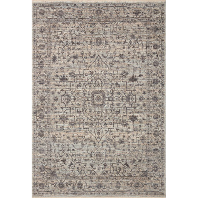 Tapis oriental en polyester tissé à la machine Sorrento